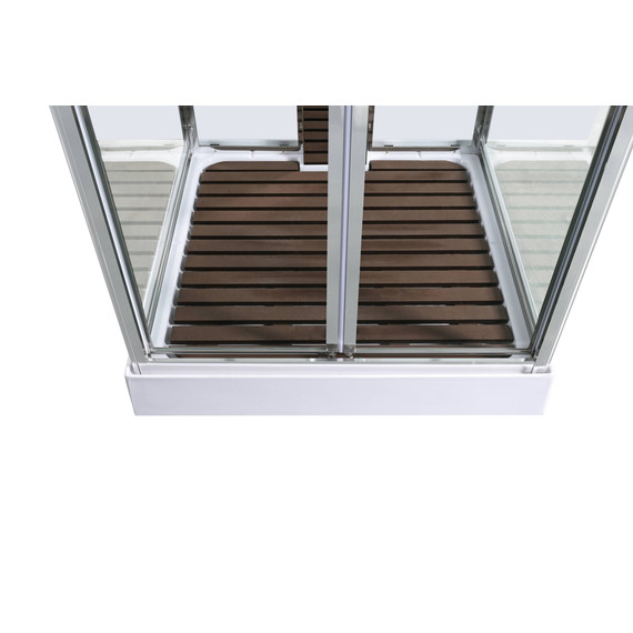 Гидробокс Avacan 100x100 см Z1910LED, хром/прозрачное (безсиликоновая сборка) - 14 Гидробокс Avacan 100x100 см Z1910LED, хром/прозрачное (безсиликоновая сборка) фото 14