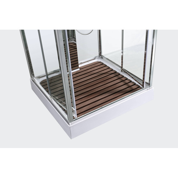 Душевая кабина Avacan 100x100 см Z1910, хром/прозрачное (безсиликоновая сборка) фото 15