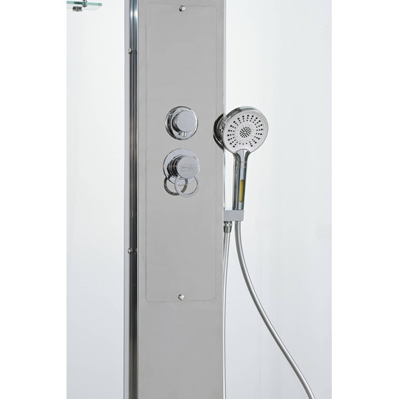 Душевая кабина Avacan 110x90 см Z1911MT, хром/прозрачное (безсиликоновая сборка) фото 10