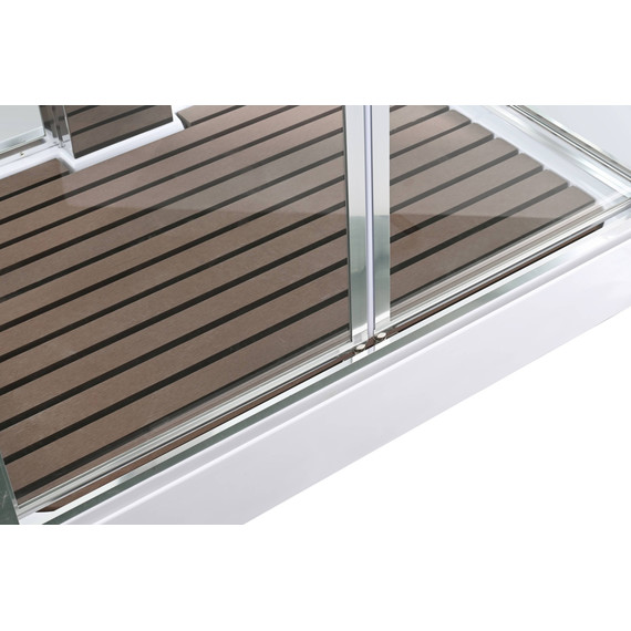 Душевая кабина Avacan 110x90 см Z1911MT, хром/прозрачное (безсиликоновая сборка) фото 11