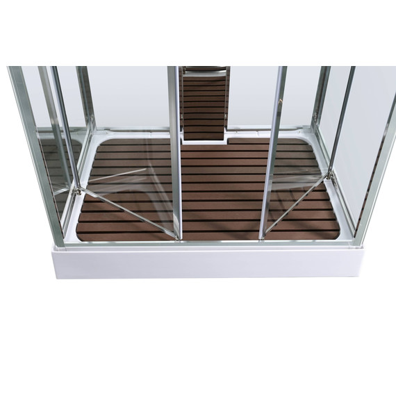 Душевая кабина Avacan 110x90 см Z1911, хром/прозрачное (безсиликоновая сборка) фото 9