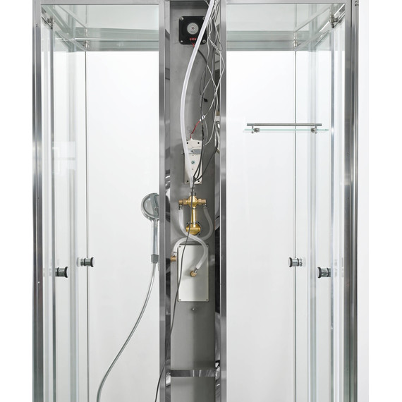 Гидробокс Avacan 120x90 см Z1912LED, хром/прозрачное (безсиликоновая сборка) - 15 Гидробокс Avacan 120x90 см Z1912LED, хром/прозрачное (безсиликоновая сборка) фото 15