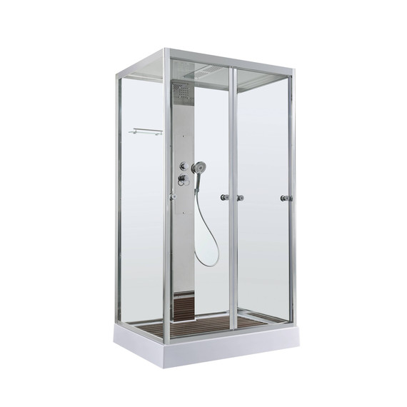 Душевая кабина Avacan 120x90 см Z1912, хром/прозрачное (безсиликоновая сборка) фото 3