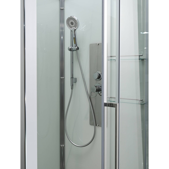 Душевая кабина Avacan 120x90 см Z2912, хром/прозрачное (безсиликоновая сборка) фото 7