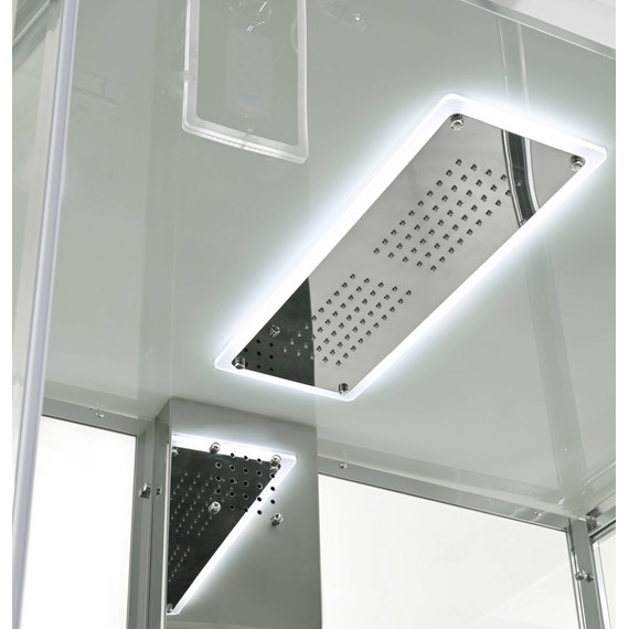 Гидробокс Avacan 120x90 см Z1912LEDMT, хром/прозрачное (безсиликоновая сборка) - 7 Гидробокс Avacan 120x90 см Z1912LEDMT, хром/прозрачное (безсиликоновая сборка) фото 7