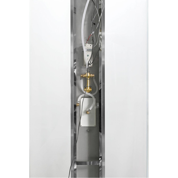 Гидробокс Avacan 100x100 см Z1910LED, хром/прозрачное (безсиликоновая сборка) - 11 Гидробокс Avacan 100x100 см Z1910LED, хром/прозрачное (безсиликоновая сборка) фото 11