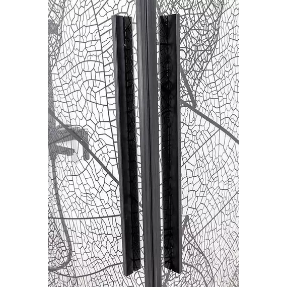 Душевое ограждение Avacan (190-210)х80 см FB2-190-SB80, чёрный/узор фото 9