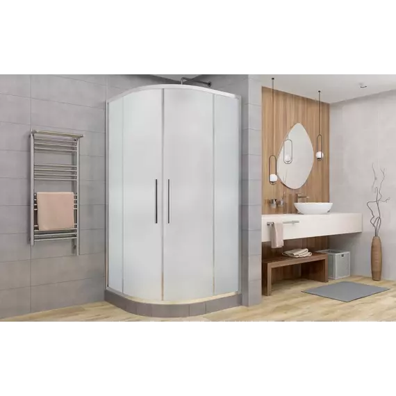 Душевое ограждение Avacan 90х90 см HC90MT, хром/матовое фото 2