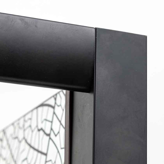 Душевое ограждение Avacan 120х120 см HB120, чёрный/узор фото 6