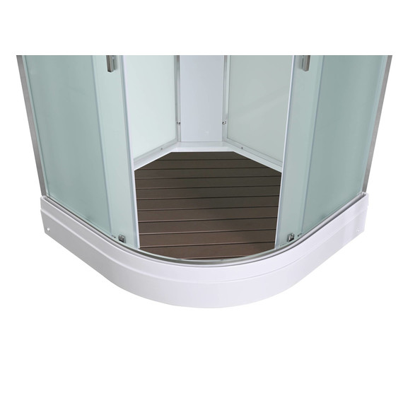 Душевая кабина Avacan 110x110 см EM2011LEDnew, хром/матовое (безсиликоновая сборка) фото 10