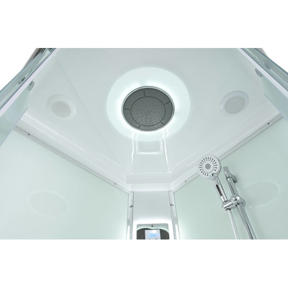 Душевая кабина Avacan 110x110 см EM3011LEDnew, хром/матовое (безсиликоновая сборка) фото 9