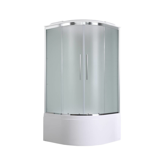 Душевая кабина Avacan 110x110 см EM5011LEDnew, хром/матовое (безсиликоновая сборка) фото 2