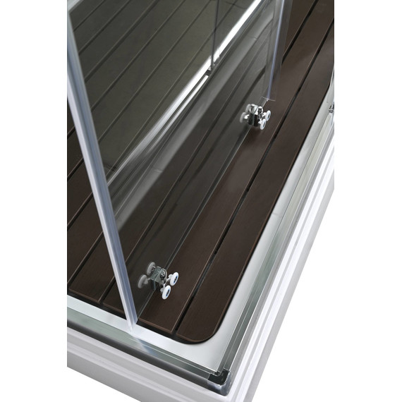 Душевая кабина Avacan 80x80 см K2080N, хром/прозрачное (безсиликоновая сборка) фото 9