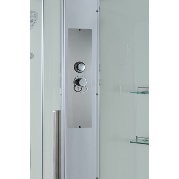 Душевая кабина Avacan 100x80 см K2810N, хром/прозрачное (безсиликоновая сборка) фото 13