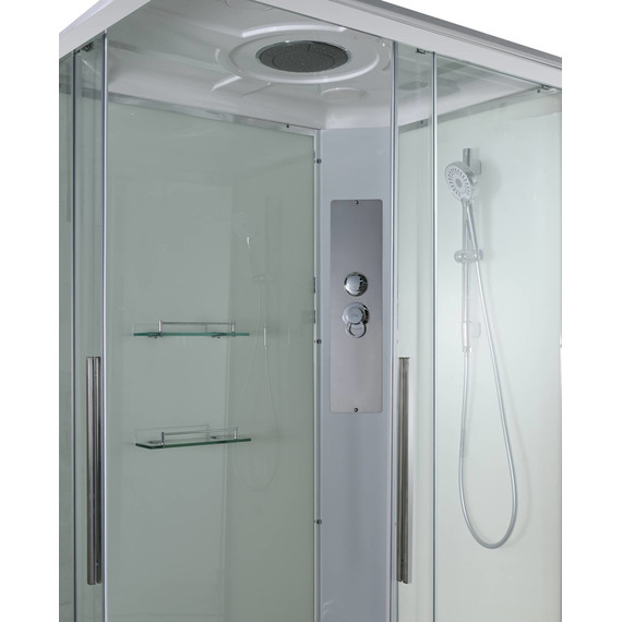 Душевая кабина Avacan 100x80 см K2810, хром/прозрачное (безсиликоновая сборка) фото 12