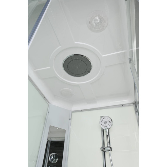 Душевая кабина Avacan 100x80 см K2810, хром/прозрачное (безсиликоновая сборка) фото 15