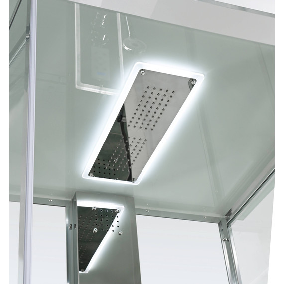 Гидробокс Avacan 100x100 см Z1910LEDMT, хром/прозрачное (безсиликоновая сборка) - 7 Гидробокс Avacan 100x100 см Z1910LEDMT, хром/прозрачное (безсиликоновая сборка) фото 7