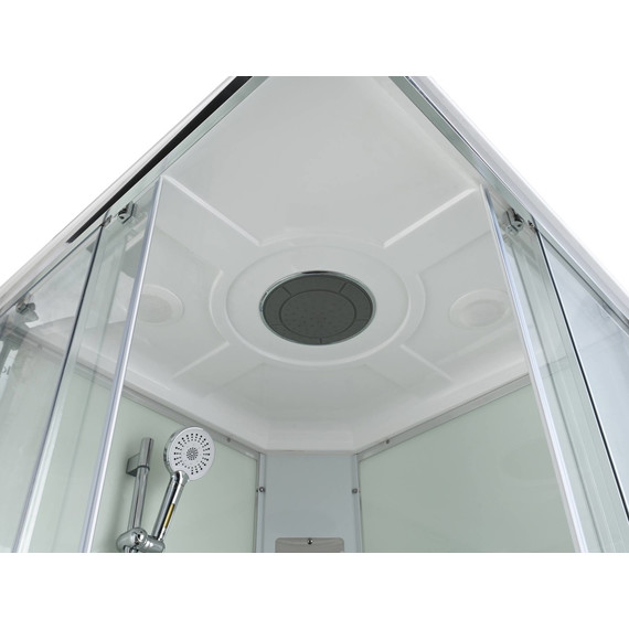 Душевая кабина Avacan 90x90 см K2090, хром/прозрачное (безсиликоновая сборка) фото 8