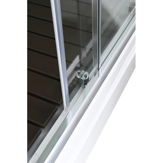 Душевая кабина Avacan 80x80 см K2080N, хром/прозрачное (безсиликоновая сборка) фото 8