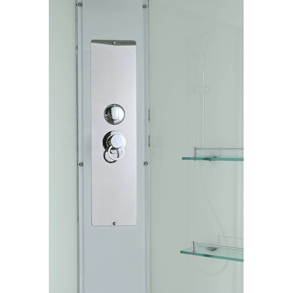 Душевая кабина Avacan 100x100 см K2010, хром/прозрачное (безсиликоновая сборка) фото 21