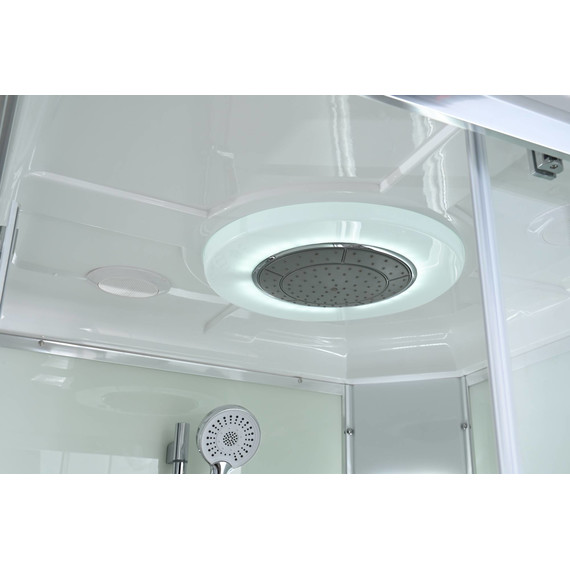 Гидробокс Avacan 100x100 см K2010LED, хром/прозрачное (безсиликоновая сборка) - 17 Гидробокс Avacan 100x100 см K2010LED, хром/прозрачное (безсиликоновая сборка) фото 17