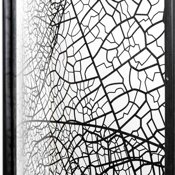 Душевое ограждение Avacan 90х90 см PB90, чёрный/узор фото 10