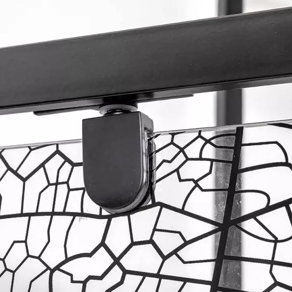 Душевое ограждение Avacan 90х90 см PB90MT, чёрный/матовое фото 4