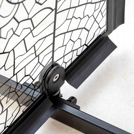 Душевое ограждение Avacan 90х90 см PB90, чёрный/узор фото 8