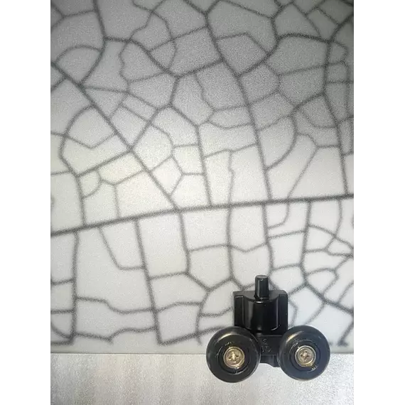 Душевое ограждение Avacan 100х100 см HB100MT, чёрный/матовое фото 9