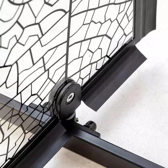 Душевое ограждение Avacan 90х90 см PB90MT, чёрный/матовое фото 5