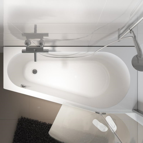 Ванна акриловая Riho DELTA 160x80 см BB8300500000000 L, Размер - мм: 1600х800 фото 9