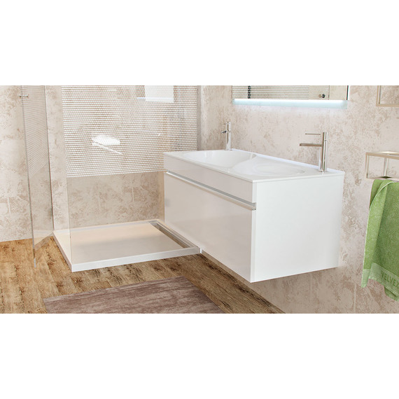 Тумба подвесная с раковиной Velvex Otto 100 см tpOTT.100-21.11, белый - 8 Тумба подвесная с раковиной Velvex Otto 100 см tpOTT.100-21.11, белый фото 8