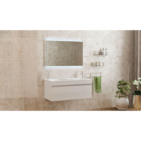 Тумба подвесная с раковиной Velvex Otto 100 см tpOTT.100-21.11, белый - 5 Тумба подвесная с раковиной Velvex Otto 100 см tpOTT.100-21.11, белый фото 5