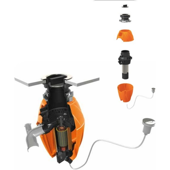 Измельчитель пищевых отходов Omoikiri Nagare 1000 (4995058) - 2 Измельчитель пищевых отходов Omoikiri Nagare 1000 (4995058) фото 2