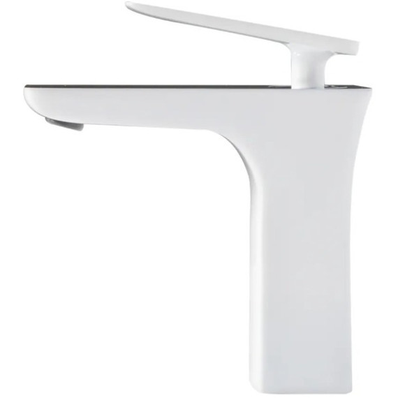 Смеситель для раковины Grocenberg GB1001N-WC, белый хром фото 3