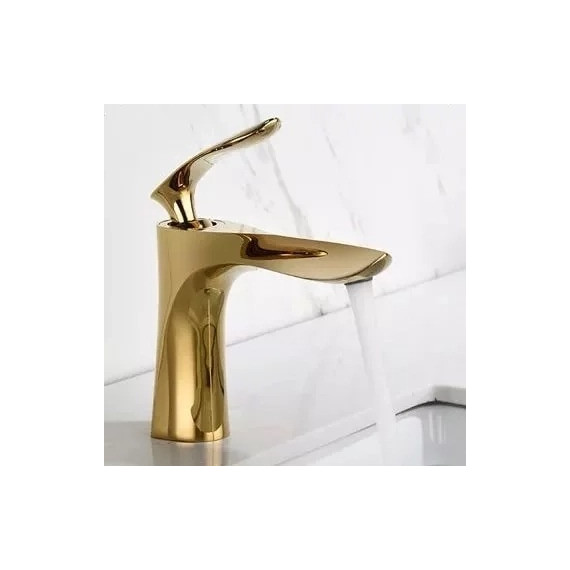 Смеситель для раковины Grocenberg GB2001GO, золото фото 2