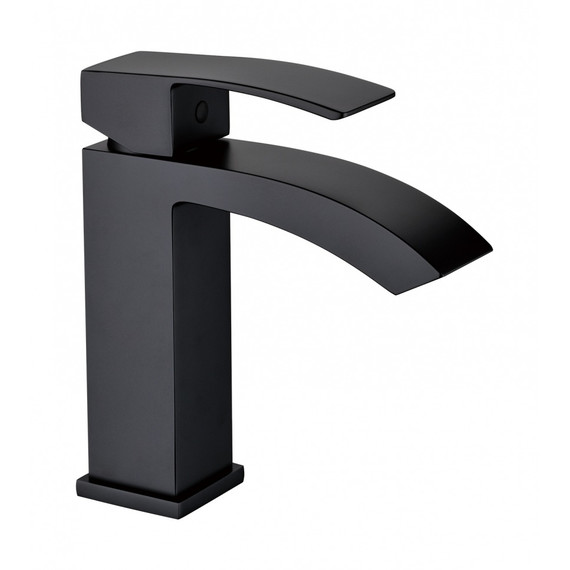 Смеситель для раковины Grocenberg GB2007BL, чёрный матовый фото 4