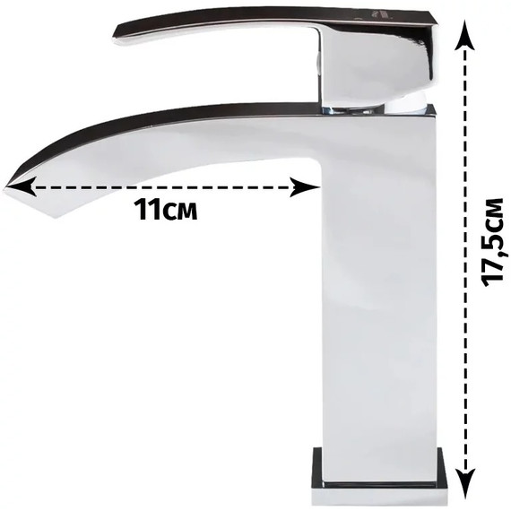 Смеситель для раковины Grocenberg GB2007CR фото 5