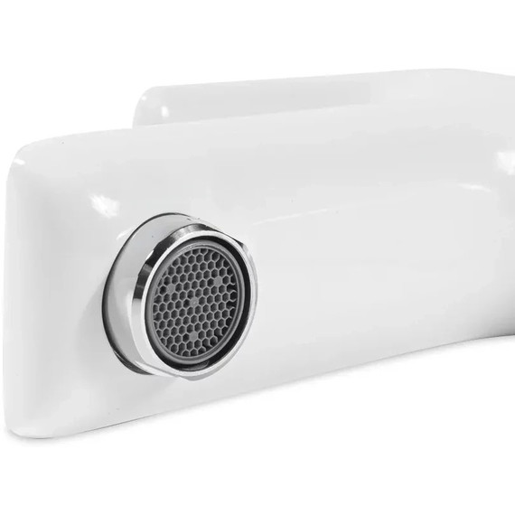 Смеситель для раковины Grocenberg GB2009WC, белый хром фото 6