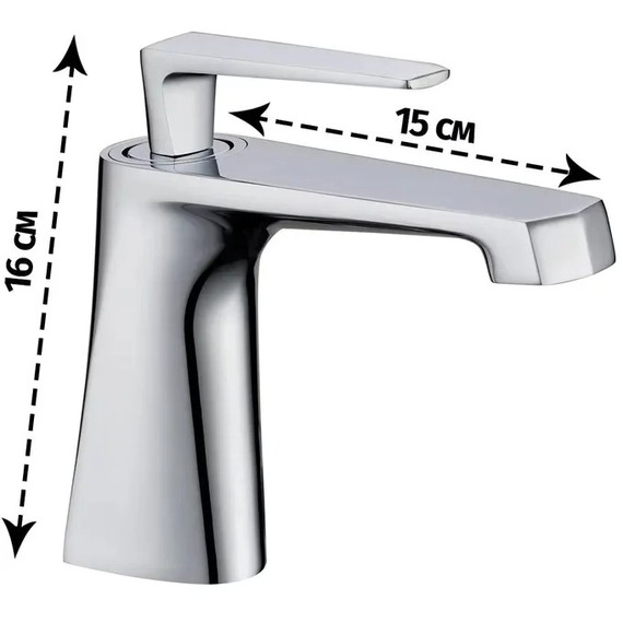 Смеситель для раковины Grocenberg GB2025CR фото 4