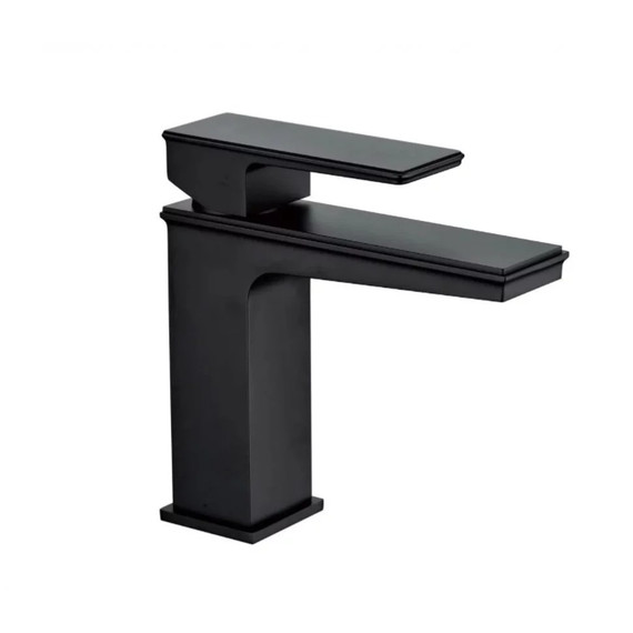 Смеситель для раковины Grocenberg GB2088BL, чёрный матовый фото 