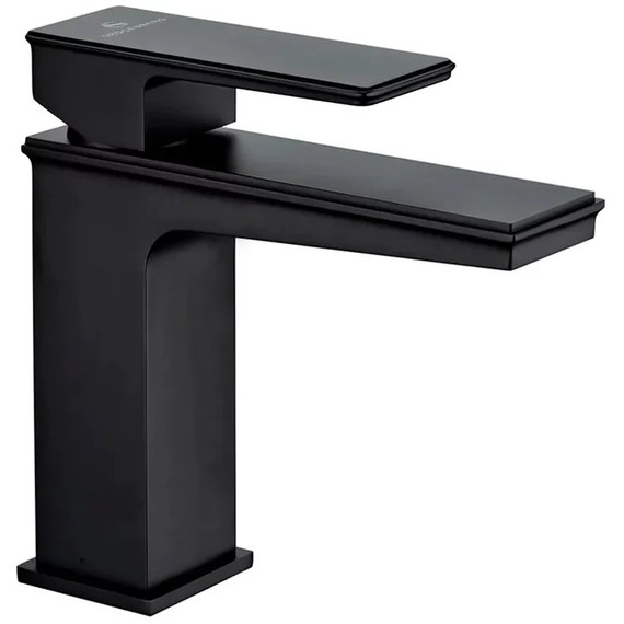 Смеситель для раковины Grocenberg GB2088BL, чёрный матовый фото 2