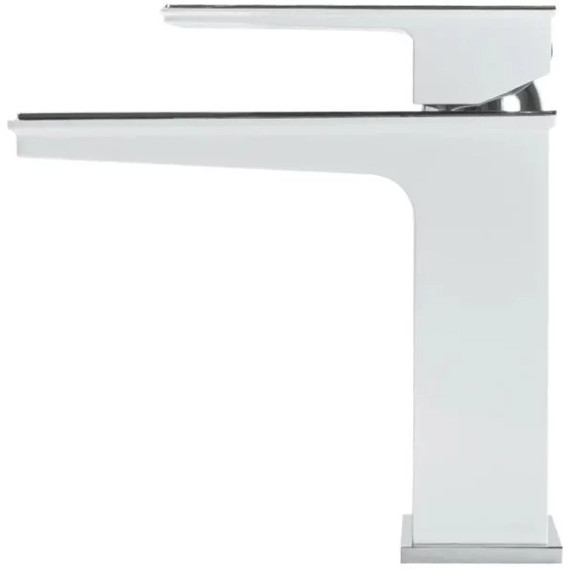 Смеситель для раковины Grocenberg GB2088WC, белый хром фото 2