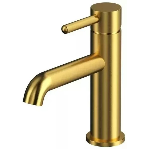 Смеситель для раковины Grocenberg GB2099GL, золотой брашированный фото 2