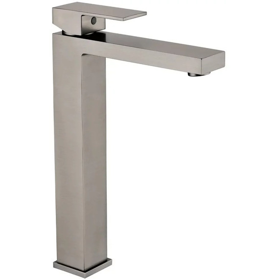 Смеситель для умывальника высокий Grocenberg GB3008BG, графит фото 