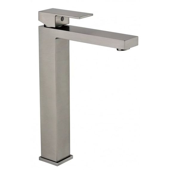 Смеситель для умывальника высокий Grocenberg GB3008BG, графит фото 4