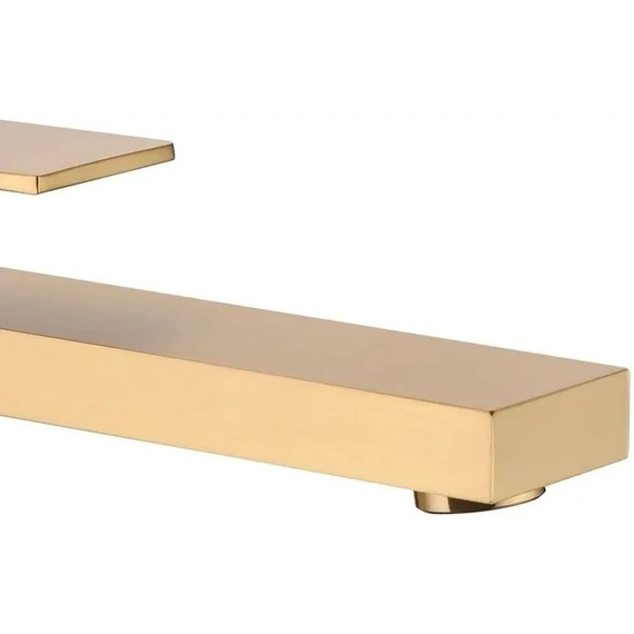 Смеситель для умывальника высокий Grocenberg GB3008MG, матовое золото фото 3