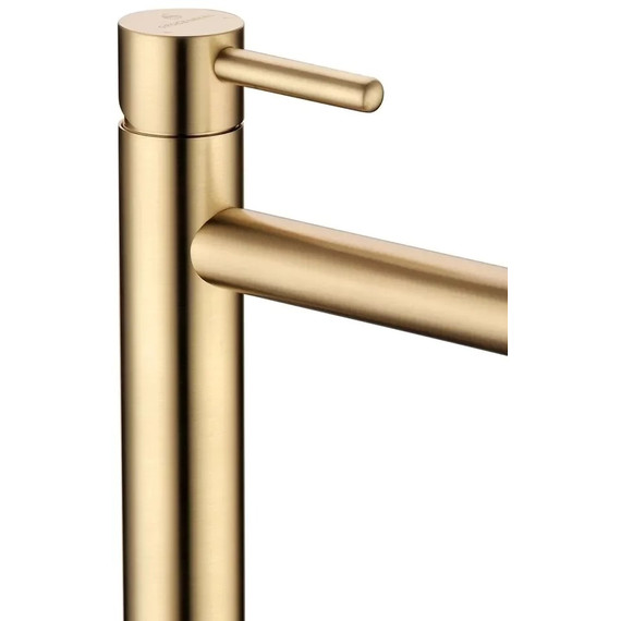 Смеситель для умывальника высокий Grocenberg GB3029MG, матовое золото фото 4