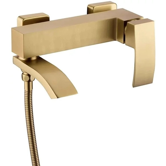 Смеситель для ванны Grocenberg GB8007MG, матовое золото фото 2