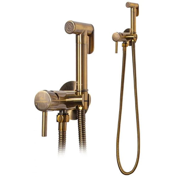 Набор для гигиенического душа Grocenberg GB001BR (со скрытой частью) бронза - 3 Набор для гигиенического душа Grocenberg GB001BR (со скрытой частью) бронза фото 3